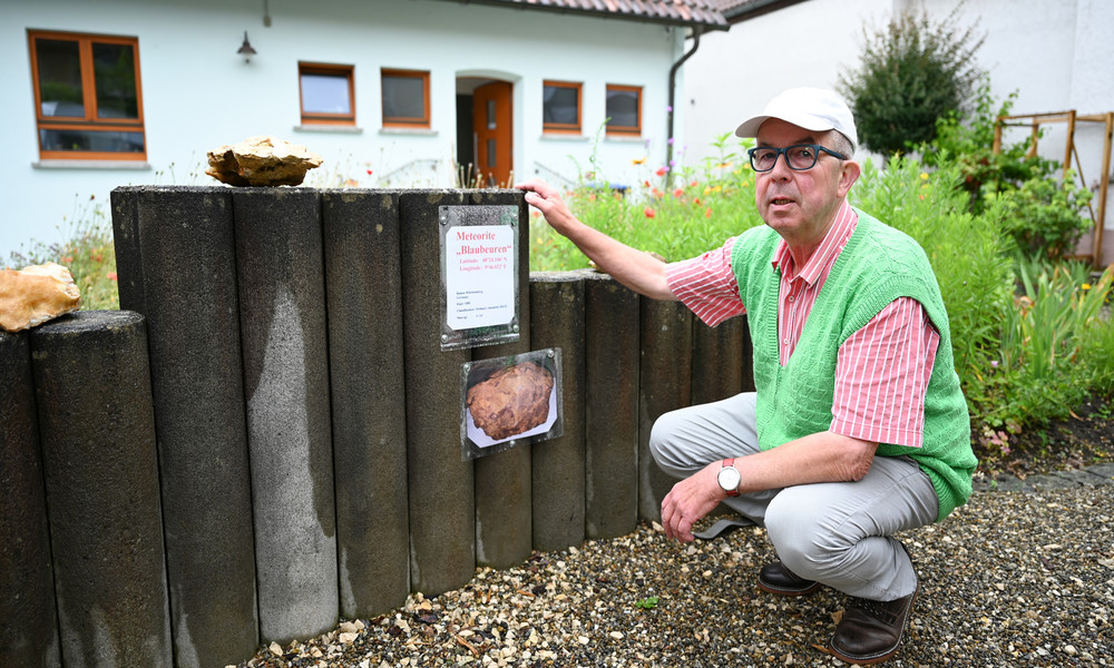 Sensationsfund: Deutschlands größter Steinmeteorit lag jahrzehntelang im Garten