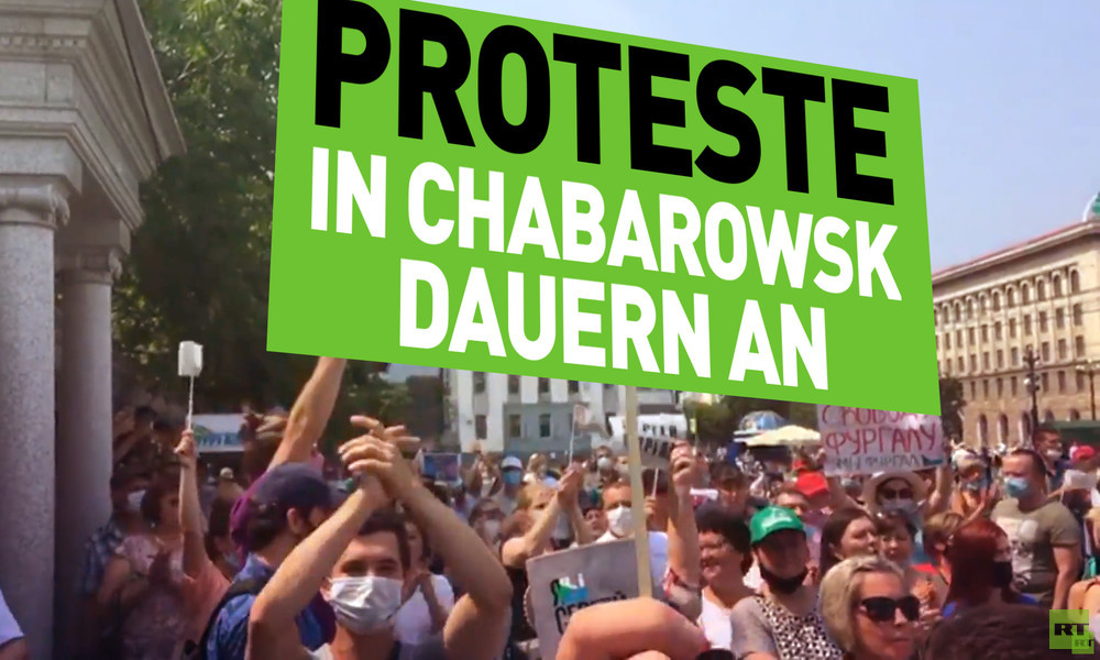 Russland: Proteste in der Region Chabarowsk dauern an