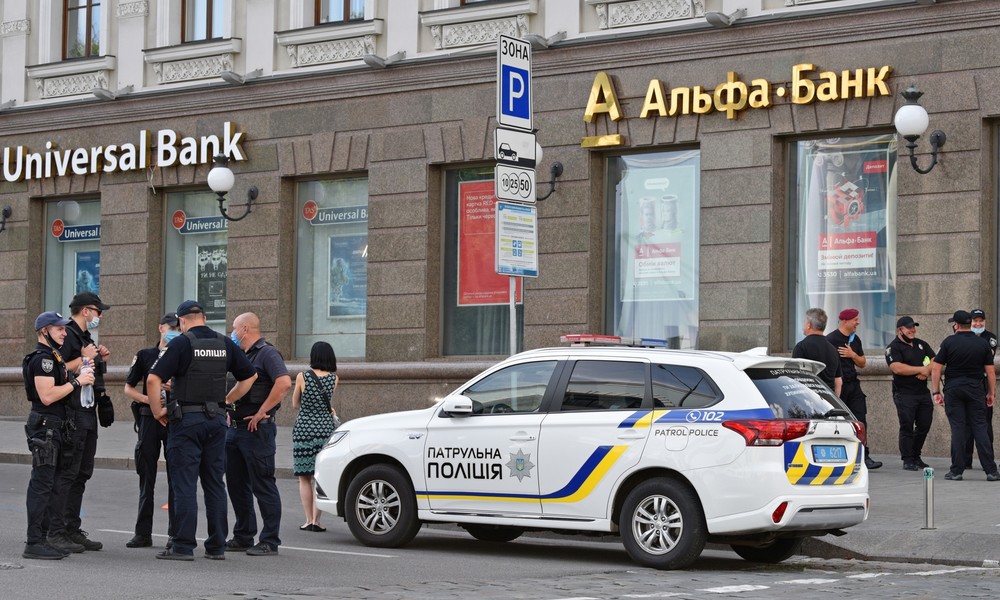 Geiselnahme in Bankfiliale in Kiew – Täter festgenommen