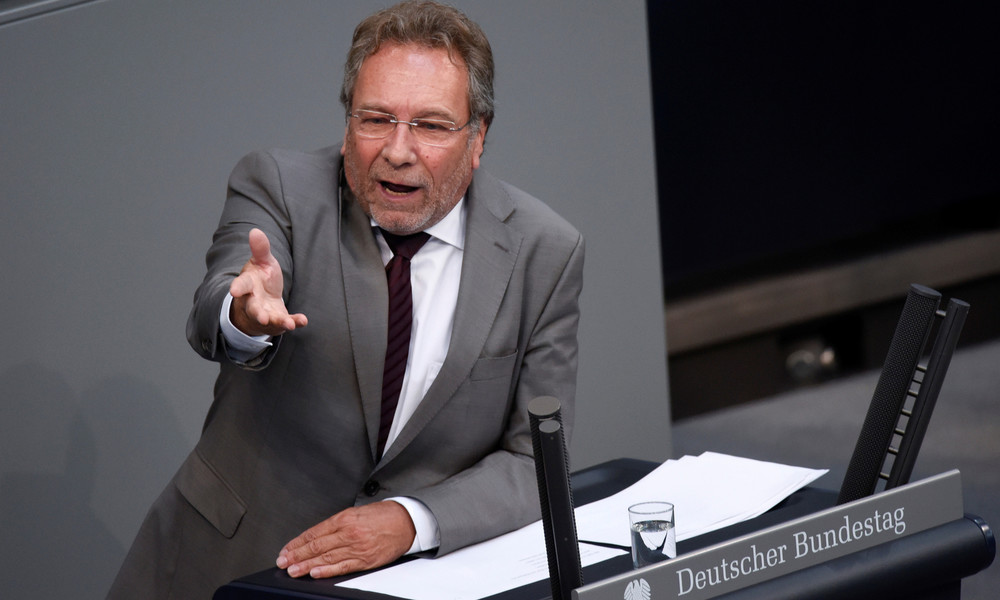 Linken-Politiker Klaus Ernst fordert zum Widerstand gegen US-Sanktionspolitik auf
