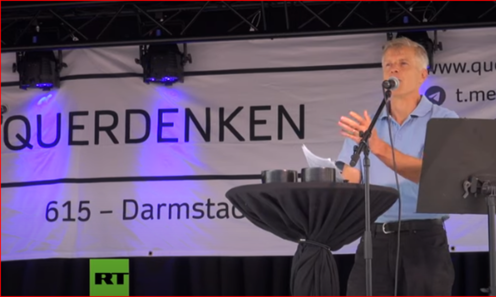 "Querdenker"-Demo in Darmstadt