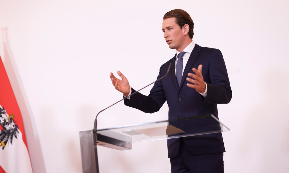 LIVE: Österreichs Bundeskanzler Kurz äußert sich zur Corona-Lage im Land