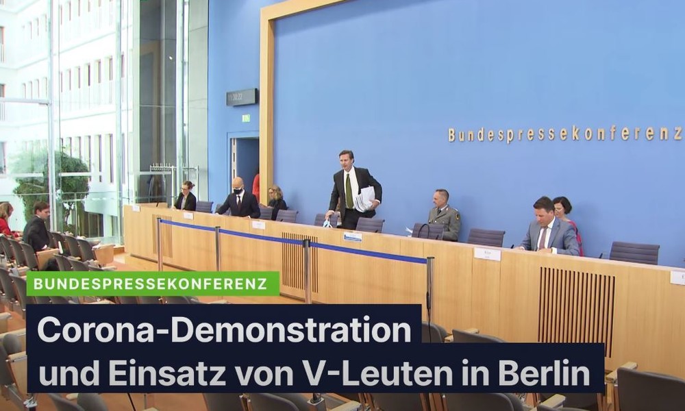 BPK zu "Sturm auf Reichstag" – Innenministerium bestätigt Einsatz von V-Leuten bei Corona-Protesten