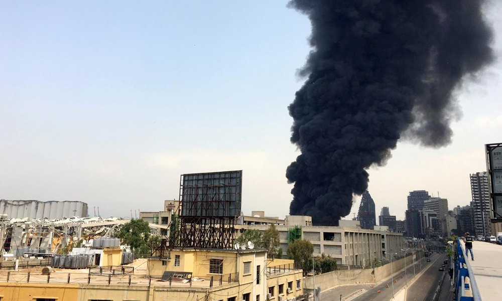 Beirut: Großbrand im Hafen nur wenige Wochen nach massiver Explosion (Videos und Livestream)