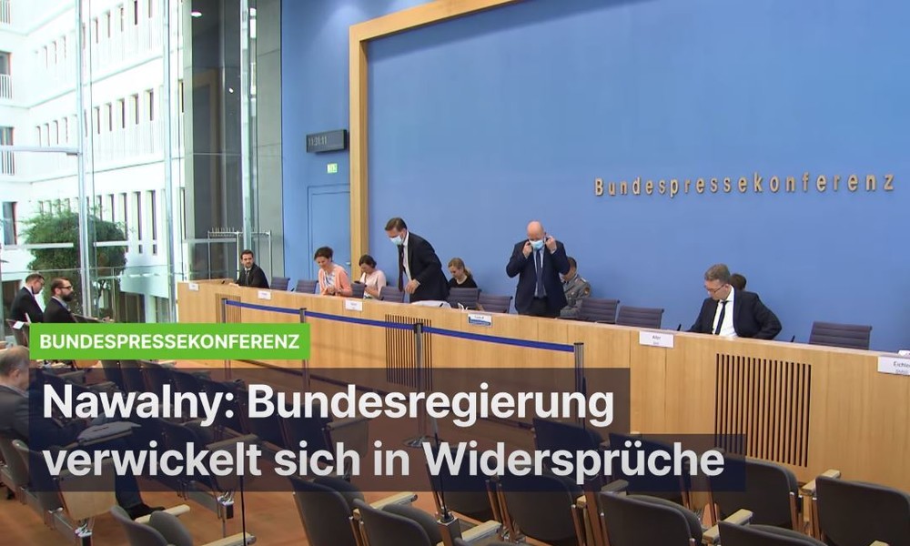 Fall Nawalny: Bundesregierung verstrickt sich auf Bundespressekonferenz in Widersprüche