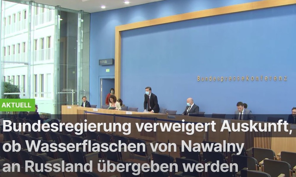 Nawalnys "Nowitschok-Flaschen" in deutschem Besitz? Bundesregierung will nichts bestätigen