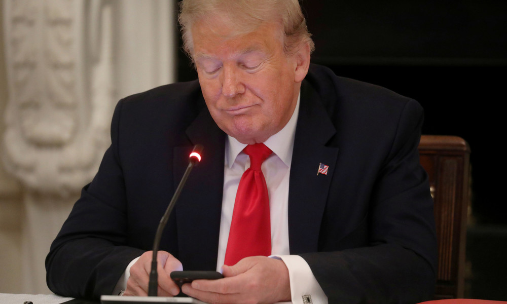 Trump wieder wohlauf:  16 Tweets in 30 Minuten