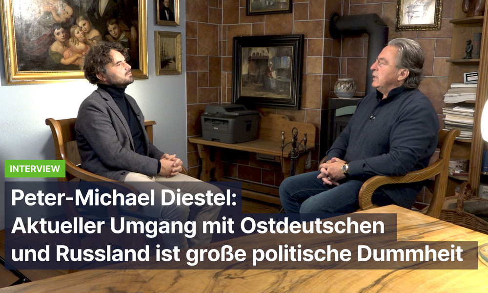 Peter-Michael Diestel: Aktueller Umgang mit Ostdeutschen und Russland ist große politische Dummheit