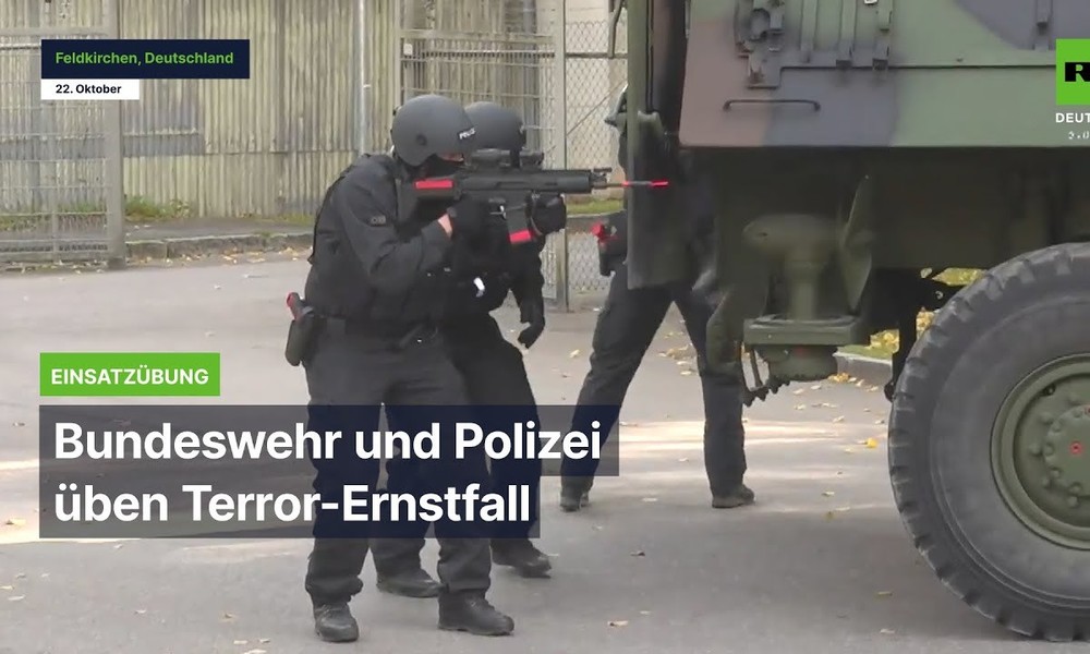 Bundeswehr und Polizei üben Terror-Ernstfall