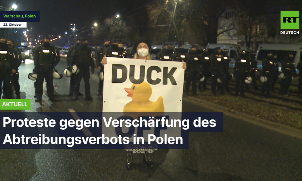 Proteste gegen Verschärfung des Abtreibungsverbots in Polen