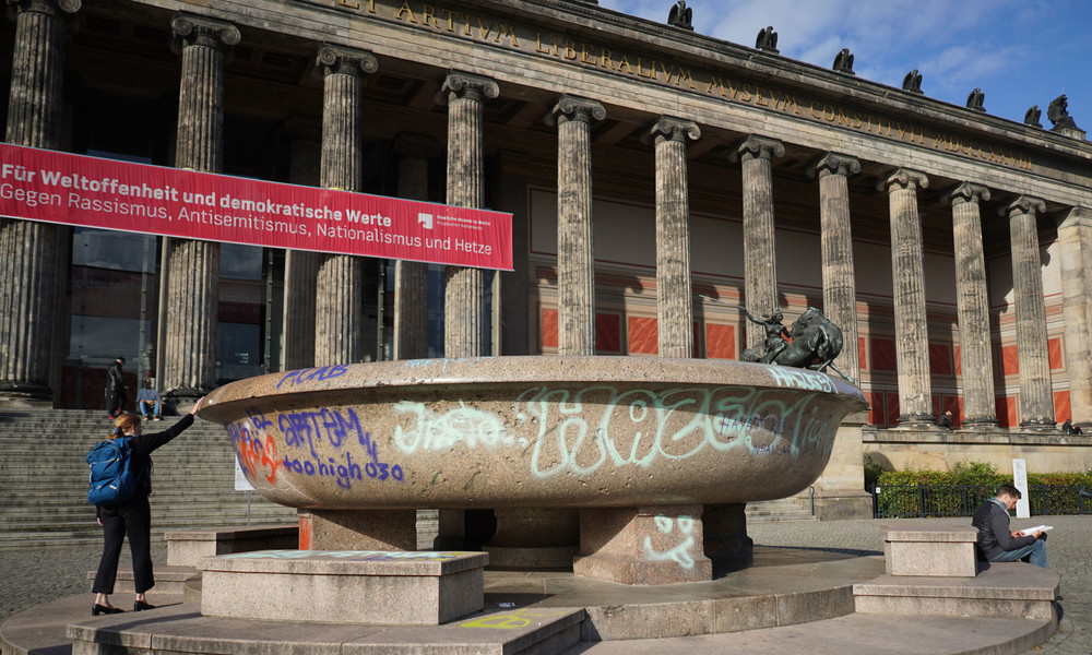 Erneut Vandalismus auf Berliner Museumsinsel