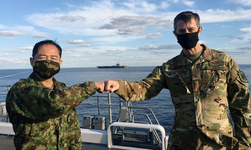 USA und Japan führen große Militärübungen in Gewässern vor China durch