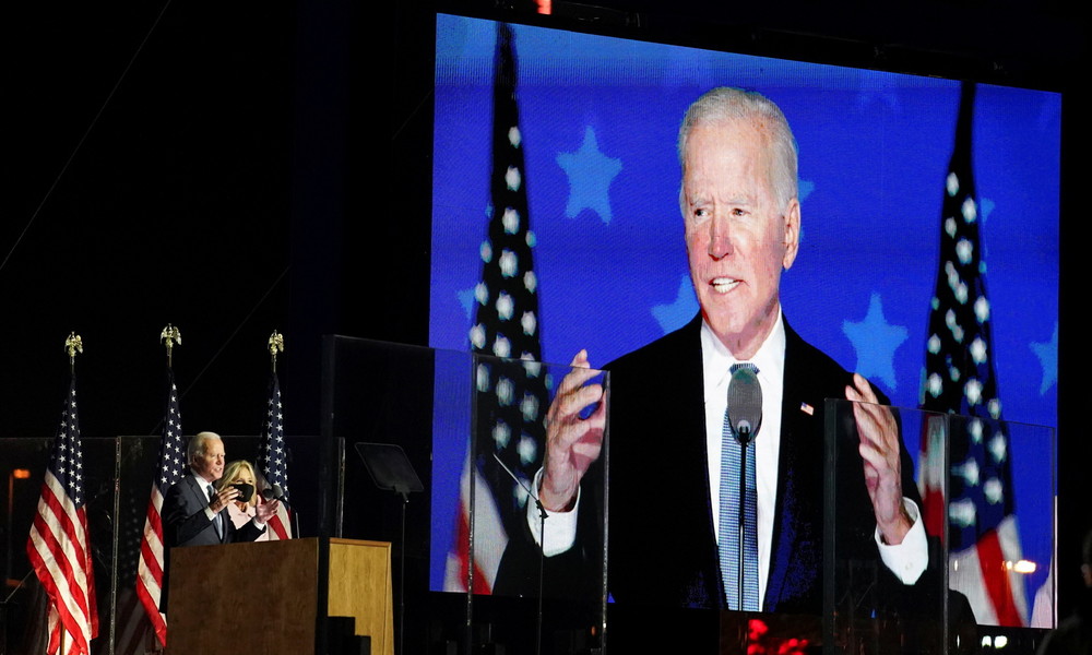 Joe Biden: "Ich oder Donald Trump können nicht verkünden, wer die Wahl gewonnen hat"