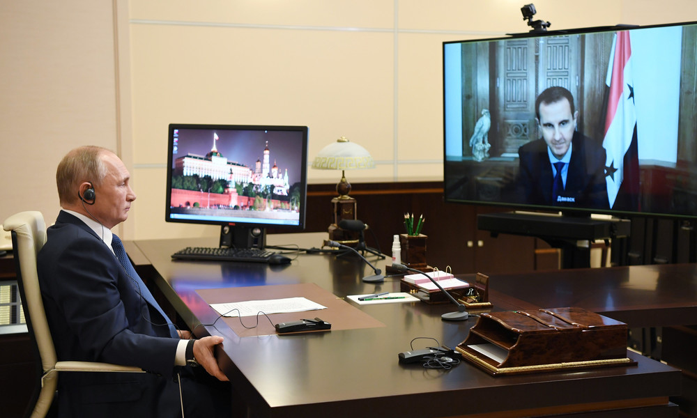 Assad spricht in einer Videokonferenz mit Putin über Rückkehr der syrischen Flüchtlinge