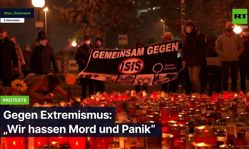 Wien: "Wir hassen Mord und Panik" – Protest gegen Extremismus