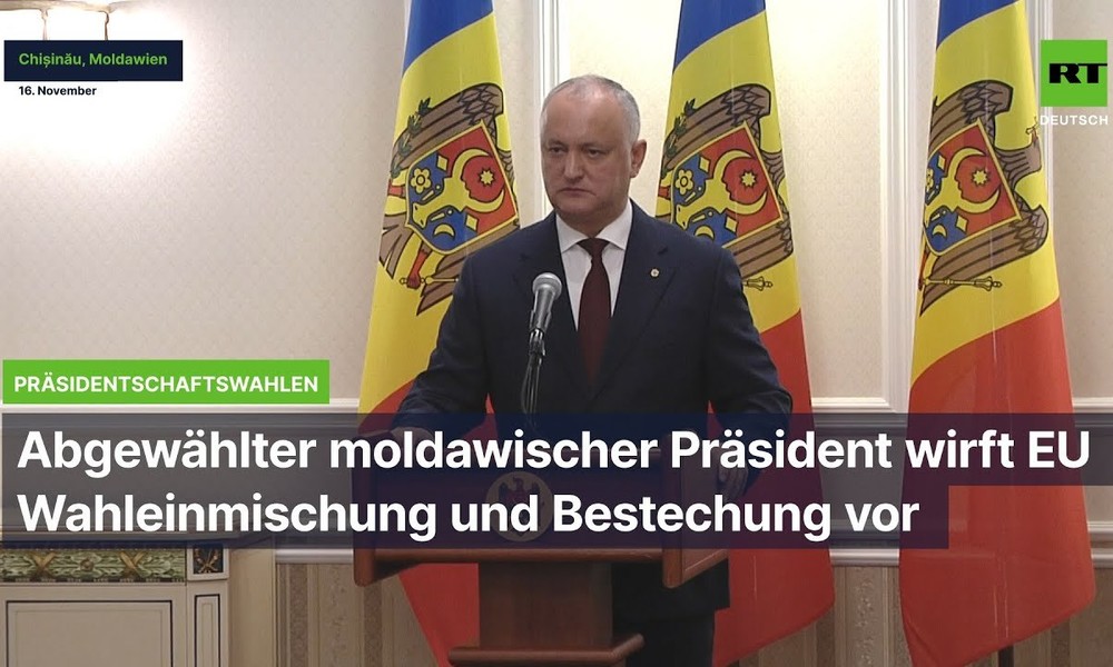 Präsidentschaftswahlen in Moldawien: "Beispiellose Einmischung des Westens"