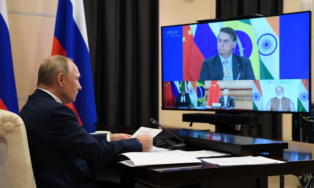 Putin: BRICS-Nationen arbeiten an der Wiederbelebung der Volkswirtschaften nach der Corona-Krise