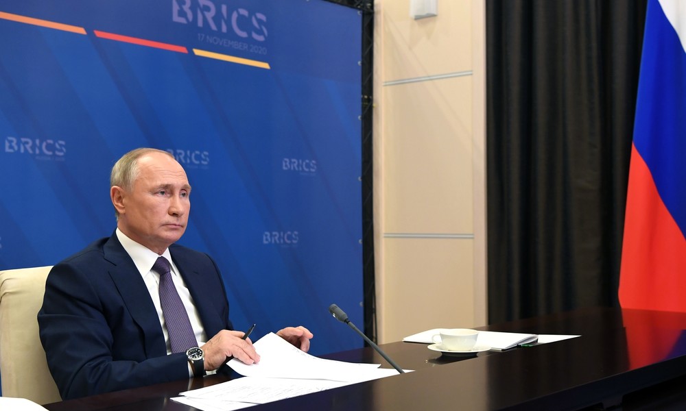 BRICS-Gipfel: Putin fordert pandemiebedingte Aufhebung von Sanktionen gegen ärmere Länder