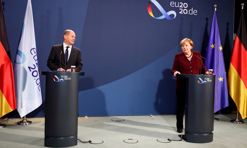 Merkel und Scholz stellen Bürger auf längere und verschärfte Corona-Maßnahmen ein