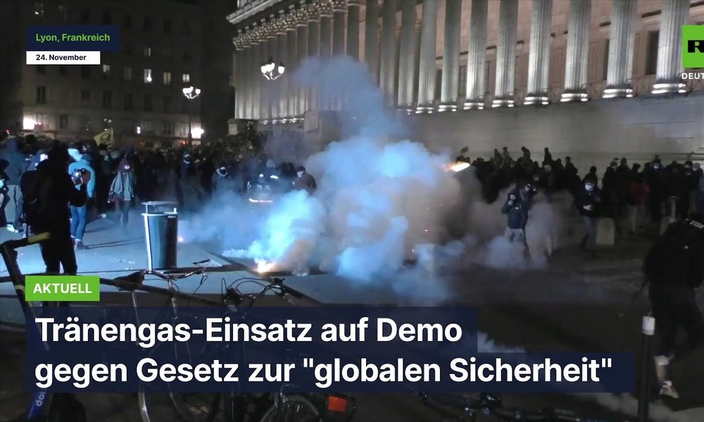 Frankreich: Tränengas-Einsatz auf Demo gegen Gesetz zur "globalen Sicherheit"