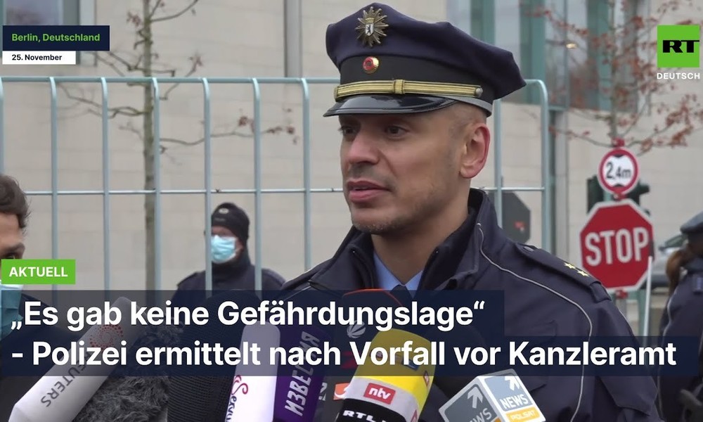 "Es gab keine Gefährdungslage" – Polizei ermittelt nach Vorfall vor Kanzleramt