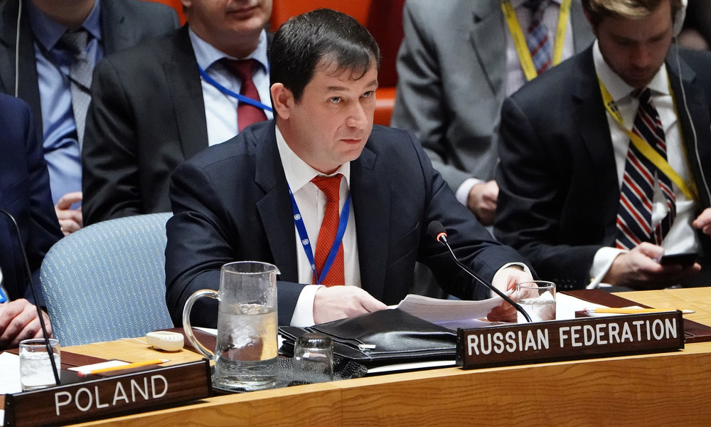 "Schade, dass Sie endlich gehen" – Russischer UN-Vertreter geht deutschen Botschafter persönlich an