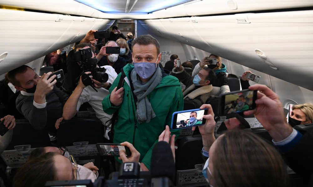 Medienrummel um die Rückkehr Nawalnys: Das Bild für den Westen