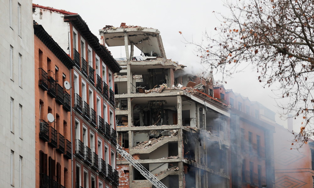 Gewaltige Explosion erschüttert Innenstadt von Madrid