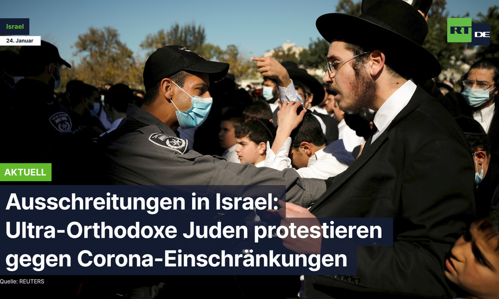 Ausschreitungen in Israel: Ultra-Orthodoxe Juden protestieren gegen Corona-Einschränkungen