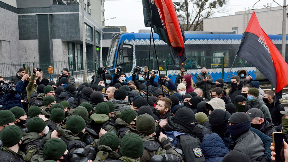 Ukraine: Rechtsradikale stürmen Büro des oppositionellen Fernsehsenders