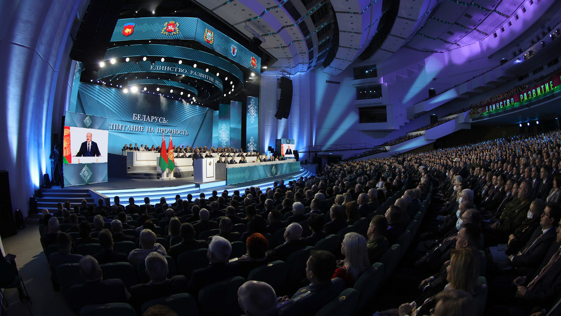 Allweißrussische Volksversammlung: Weißrussland sollte kein neutrales Land mehr bleiben