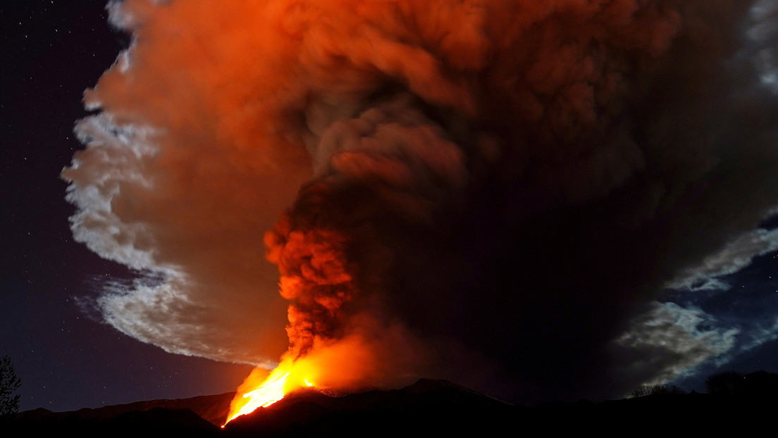 Spektakulärer Vulkanausbruch des Ätna