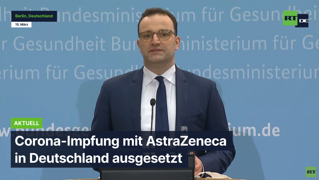 Corona-Impfung mit AstraZeneca in Deutschland ausgesetzt