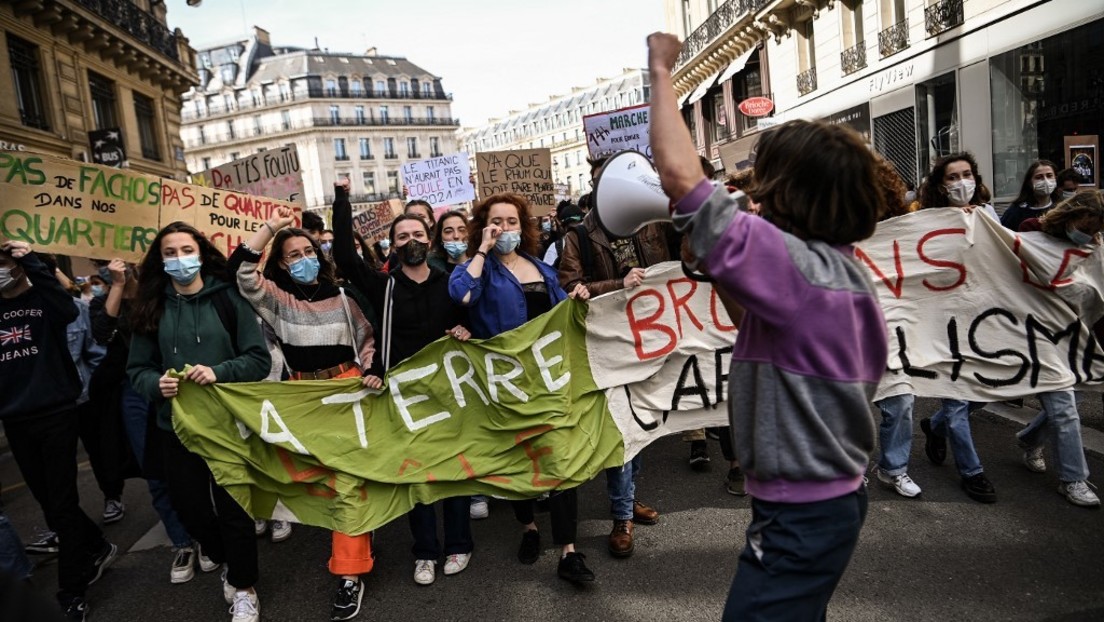 LIVE: Demonstration in Paris für nachhaltiges Klimagesetz
