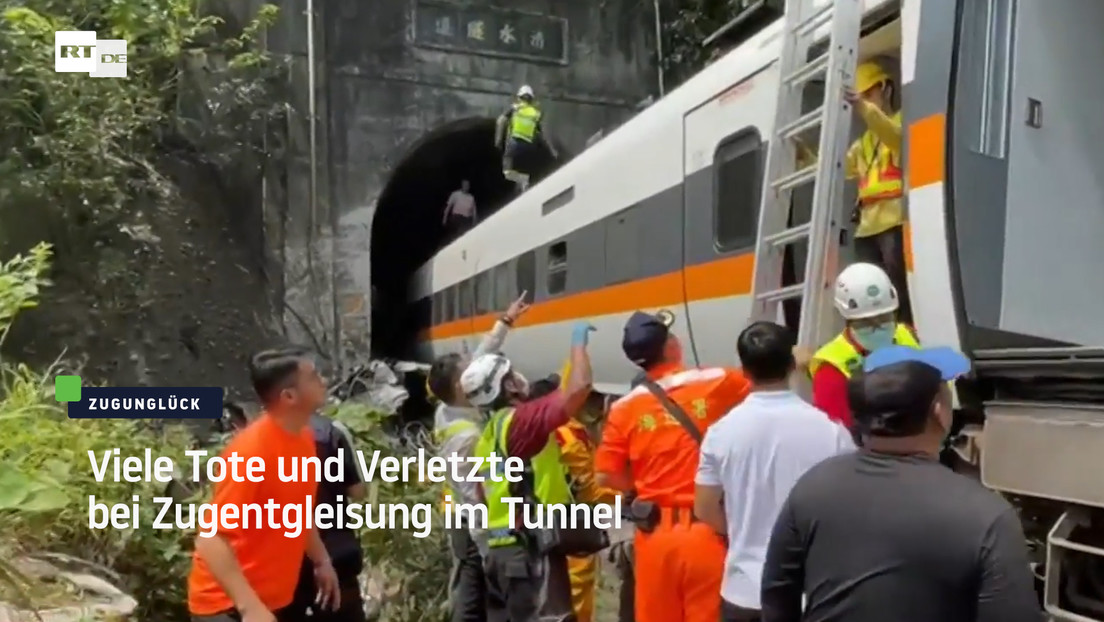 Taiwan: Viele Verletzte und Tote bei Zugunglück im Tunnel