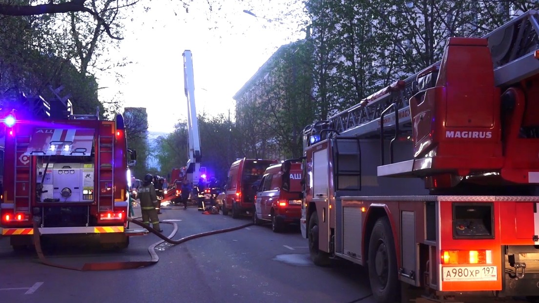 Drei Todesopfer nach Brand in Moskauer Hotel