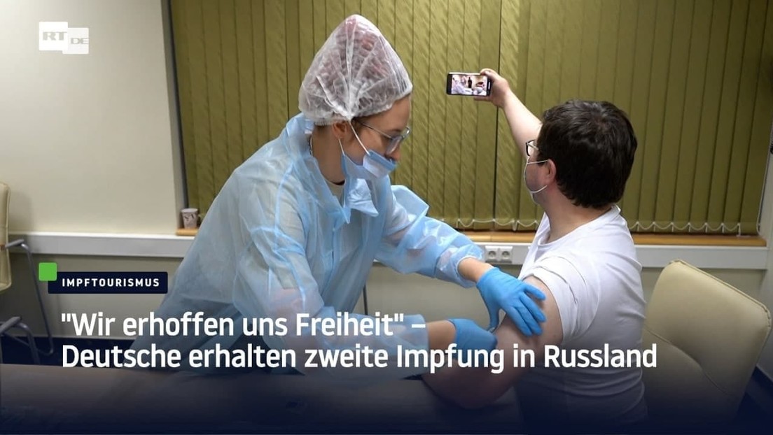 "Wir erhoffen uns Freiheit" – Deutsche erhalten zweite Impfung in Russland