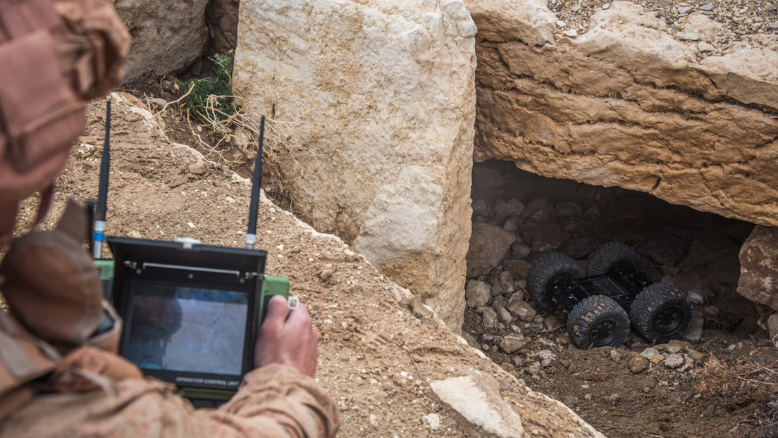 Russische Militärs zerstören verlassene IS-Höhle in Syrien mit 2,5 Tonnen TNT
