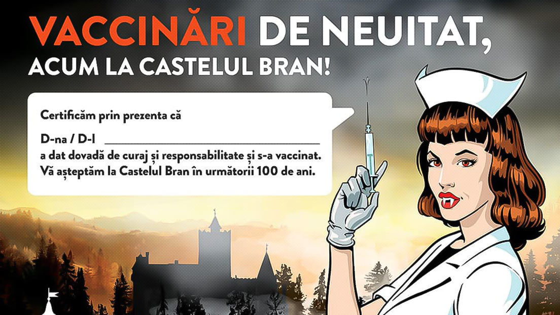 Rumänien eröffnet Corona-Impfzentrum in Dracula-Burg
