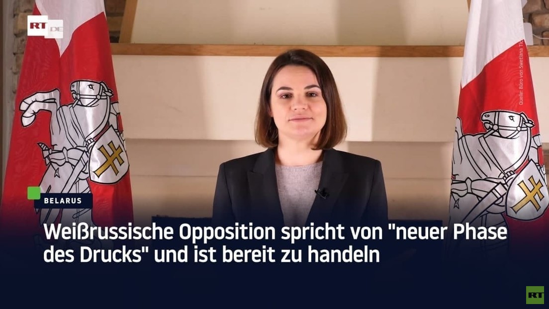 Weißrussische Opposition spricht von "neuer Phase des Drucks" und ist bereit zu handeln