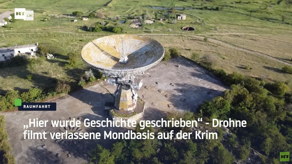 "Hier wurde Geschichte geschrieben" - Drohne filmt verlassene Mondbasis auf der Krim