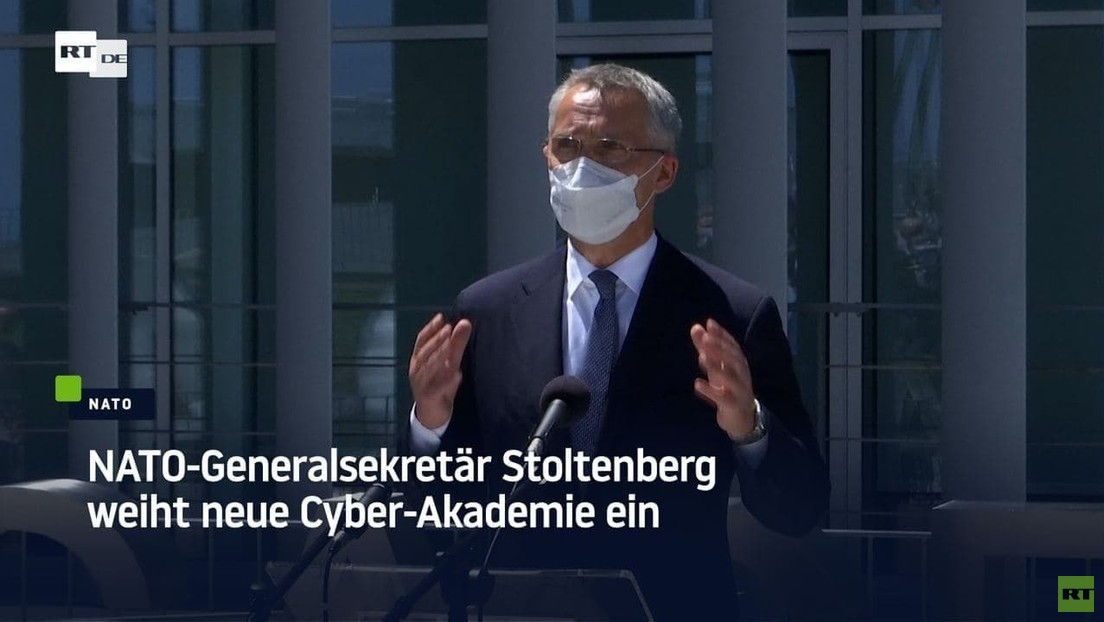 NATO-Generalsekretär Stoltenberg weiht neue Cyber-Akademie ein