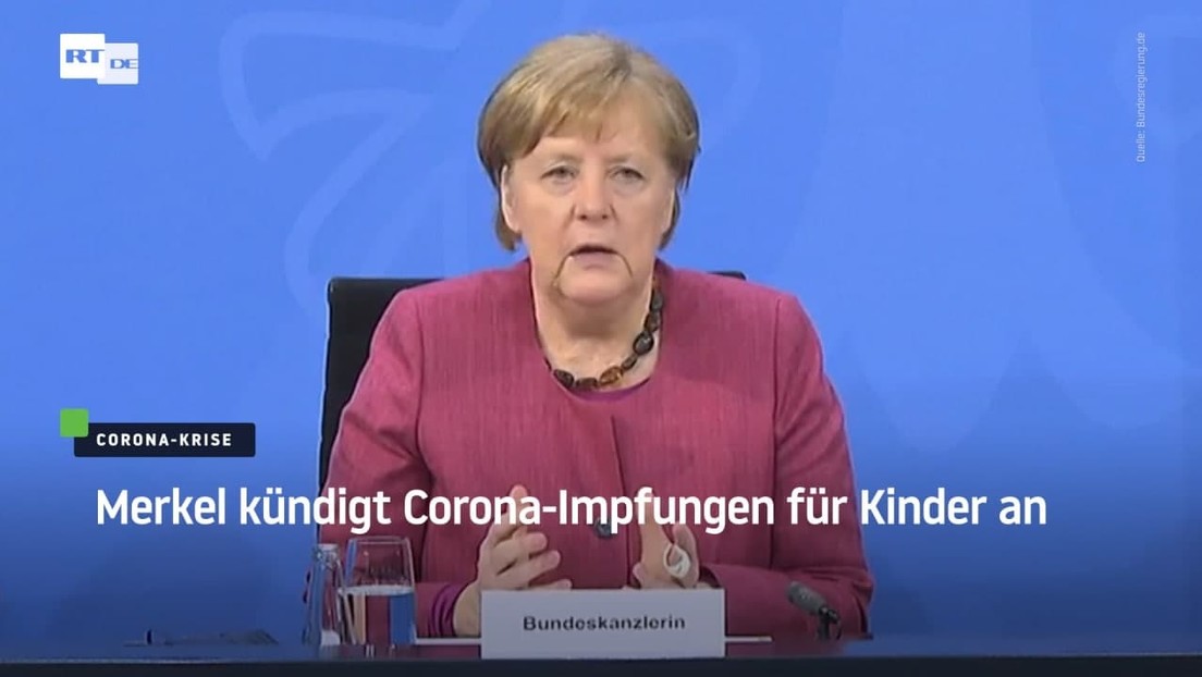 Merkel kündigt Corona-Impfungen für Kinder an
