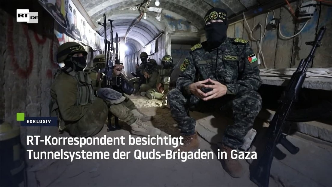 Exklusiv: RT-Korrespondent besichtigt Tunnelsysteme der Quds-Brigaden in Gaza