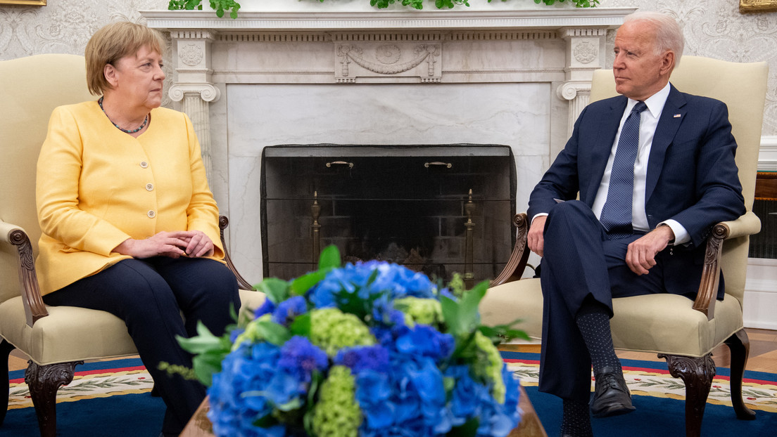 Abschiedsbesuch in den USA: Merkel und Biden betonen deutsch-amerikanische Freundschaft