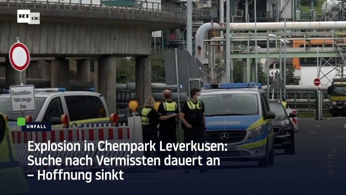 Nach Explosion im Chempark Leverkusen: Suche nach Vermissten dauert an – Hoffnung sinkt