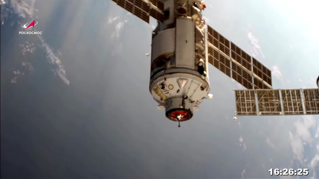 Zwischenfall nach Andocken von russischem Forschungsmodul an Internationale Raumstation ISS