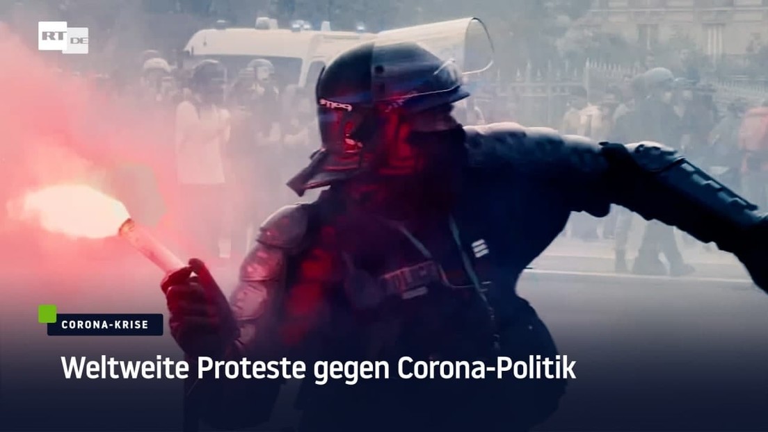 Ein Wochenende der Proteste: Weltweit Tausende Menschen gegen Corona-Politik auf der Straße