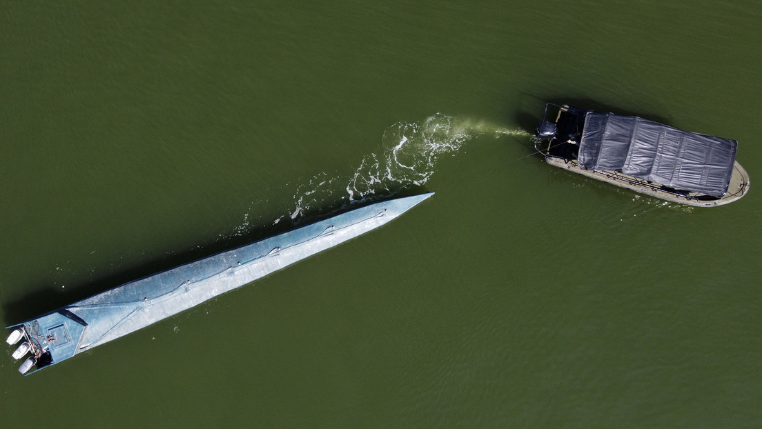 Über zwei Tonnen Kokain in einem U-Boot vor Kolumbien entdeckt