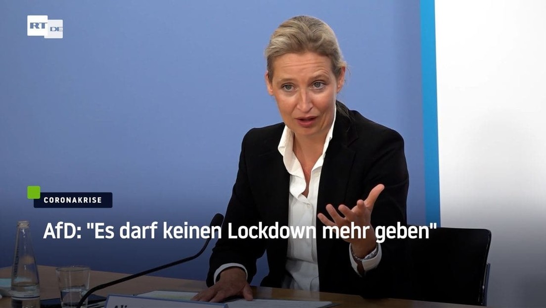 AfD: "Es darf keinen Lockdown mehr geben"